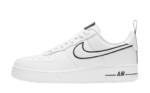 Nike Air Force 1 Low White Black Outline Swoosh