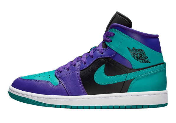 Jordan 1 Mid Black Grape (W)