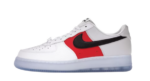 Nike Air Force 1 Low White Red Black (Icy Soles)