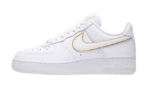 Nike Air Force 1 Low Icon Clash White Metallic Gold (W)