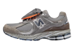 New Balance 2002R Grey Brown Pouch