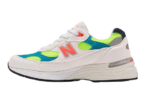 New Balance 992 White Neon Cyan