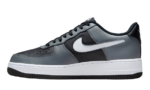 Nike Air Force 1 Low Grey Black Cut Out Swoosh