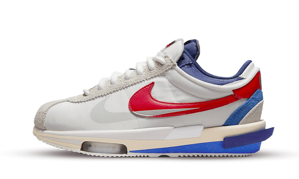 Nike Zoom Cortez SP sacai White University Red Blue