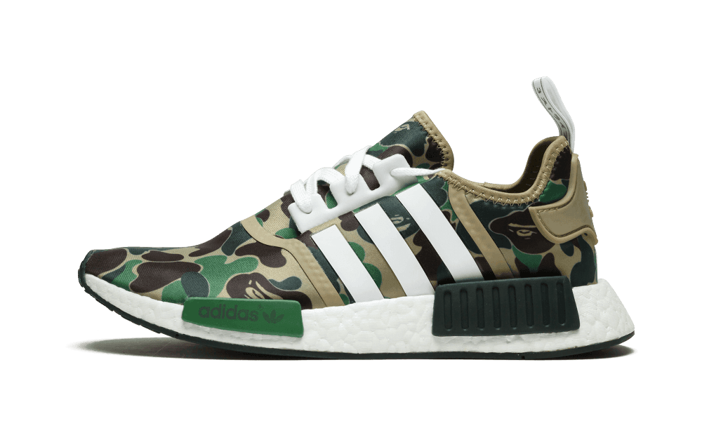 Adidas NMD R1 Bape Olive Camo