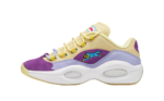 Reebok Question Low BBC Ice Cream Running Dog Yellow Purple