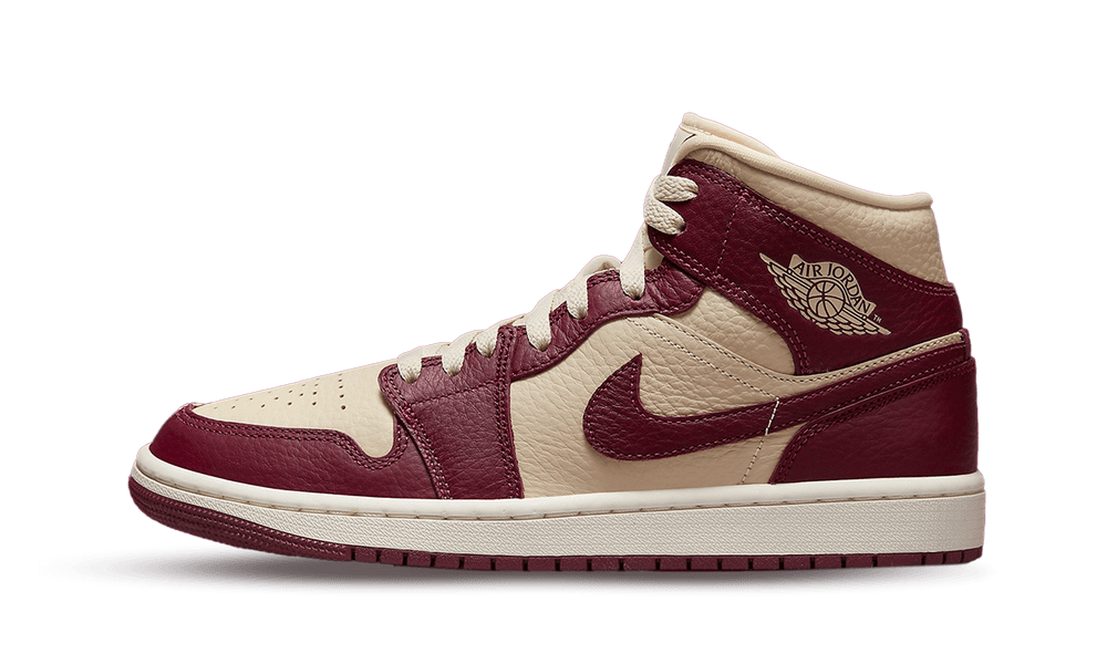 Jordan 1 Mid Split Beach Cherrywood Red (W)