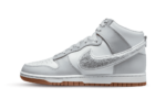 Nike Dunk High University Chenille Swoosh Light Smoke Grey