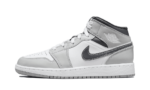 Jordan 1 Mid Light Smoke Grey (GS)