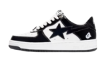 A Bathing Ape Bape Sta Patent Leather Black White