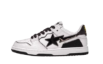 A Bathing Ape Bape SK8 Sta White Silver