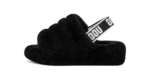 UGG Fluff Yeah Slide Black (Kids)