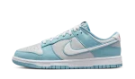 Nike Dunk Low Retro Fleece Swoosh Worn Blue