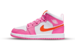 Jordan 1 Mid Pinksicle Safety Orange (PS)