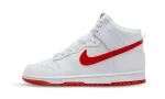 Nike Dunk High White Picante Red