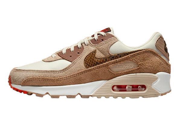 Nike Air Max 90 SE Pale Ivory Snakeskin Swoosh (W)