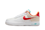 Nike Air Force 1 Low ’07 PRM Just Do It White Red Teal