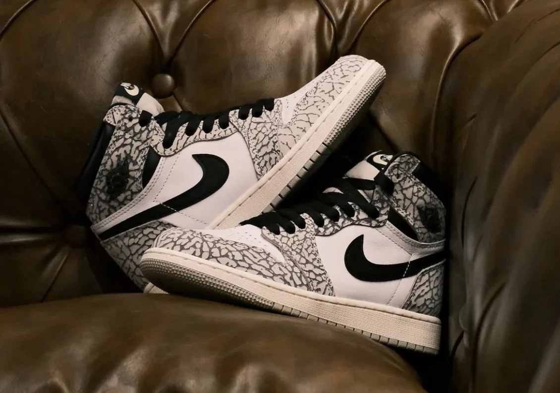 Jordan 1 Retro High OG White Cement