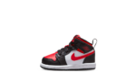 Jordan 1 Mid Black Fire Red (TD)