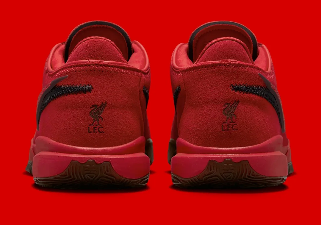 Read more about the article LeBron James is covering his latest model in a Liverpool-themed colorway