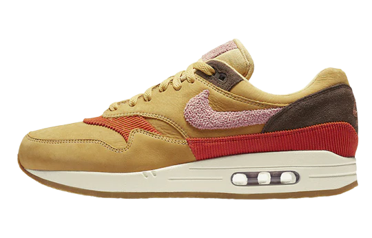 Nike Air Max 1 Crepe Wheat Gold Rust Pink