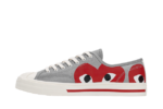 Converse Jack Purcell Comme des Garcons PLAY Grey Red