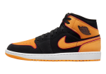 Jordan 1 Mid Fat Tongue Black Orange