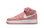 Nike Air Force 1 Mid LE Red Stardust White (GS)