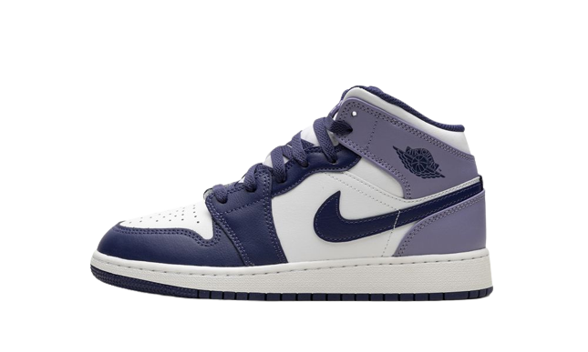 Jordan 1 Mid White Sky J Purple (GS)