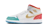 Jordan 1 Mid Sneaker School NC to Chicago (GS)