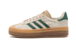 adidas Gazelle Bold Magic Beige Collegiate Green (W)