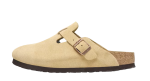 Birkenstock Boston Suede Latte Cream