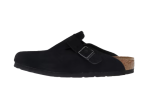 Birkenstock Boston Soft Footbed Suede Black