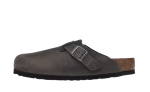 Birkenstock Boston Soft Footbed Oiled Leather Iron Grey