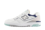 New Balance 550 White Winter Fog Navy