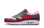 Nike Air Max 1 White/University Red-Cool Grey