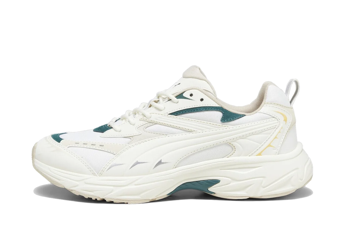 Puma Morphic Varsity ‘White Green Yellow’