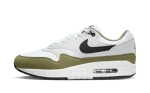 Nike Air Max 1 White Black Medium Olive