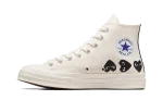 Converse Chuck 70 Hi Comme des Garçons PLAY ‘White Multi Heart’