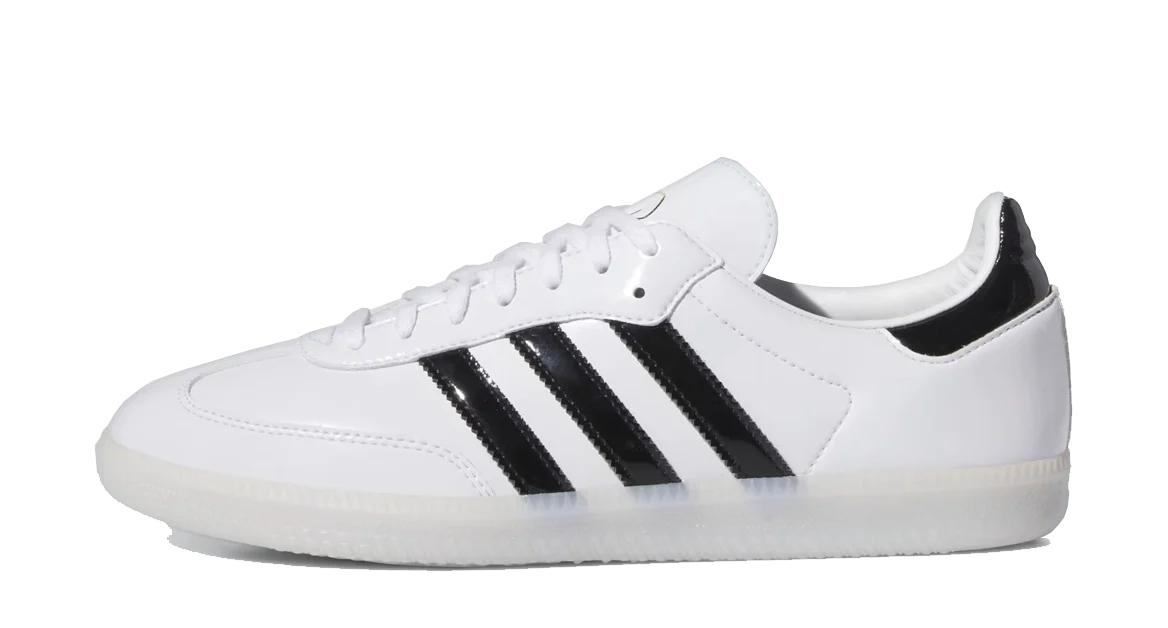 adidas Samba Jason Dill White Black Patent