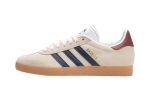 adidas Gazelle Beige Dark Blue Collegiate Burgundy