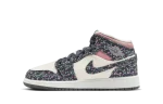 Air Jordan 1 Mid SE ‘Floral Canvas’ (GS)