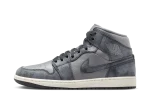 Air Jordan 1 Mid ‘Distressed Smoke Grey’ (W)