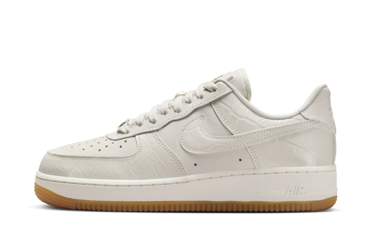 Nike Air Force 1 '07 LX 'Phantom Croc' (W) | DZ2708-001 | WOOVIN