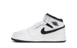 Air Jordan 1 Mid ‘White Black’ (GS)