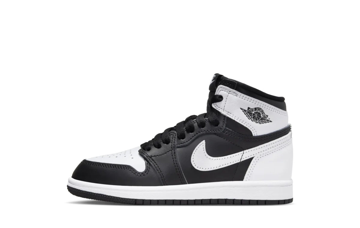 Jordan 1 Retro High OG Black White (PS)