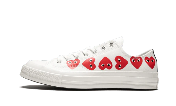 Converse Chuck Taylor All Star 70 Ox Comme des Garcons PLAY Multi-Heart White