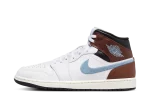 Jordan 1 Mid SE Brown Blue Grey