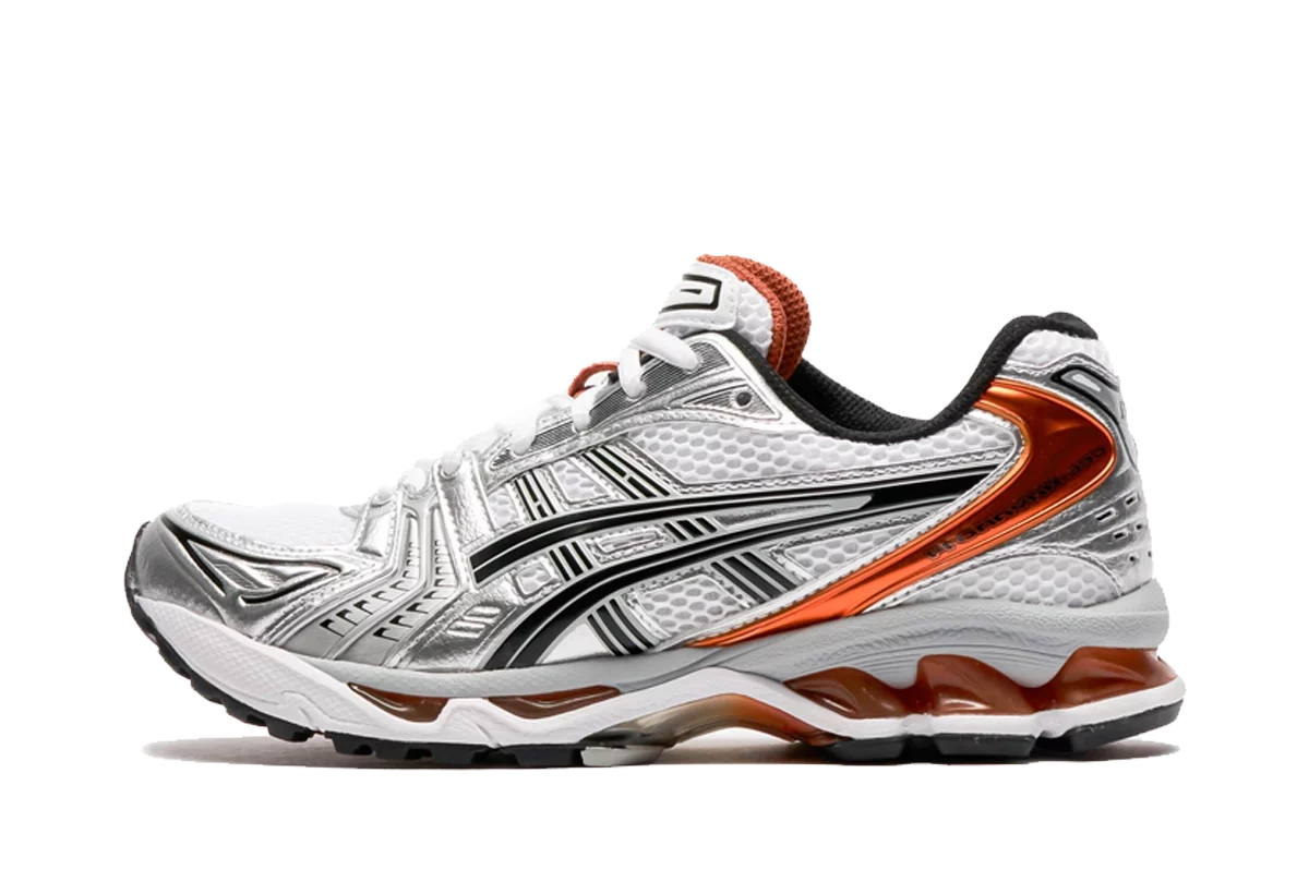 ASICS Gel-Kayano 14 White Piquant Orange