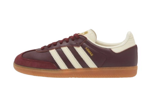 adidas Samba OG Maroon Gold Metallic (W)